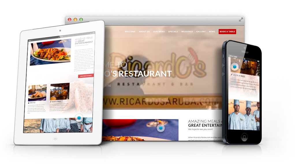 website_design_ricardos_curacao_caribbean