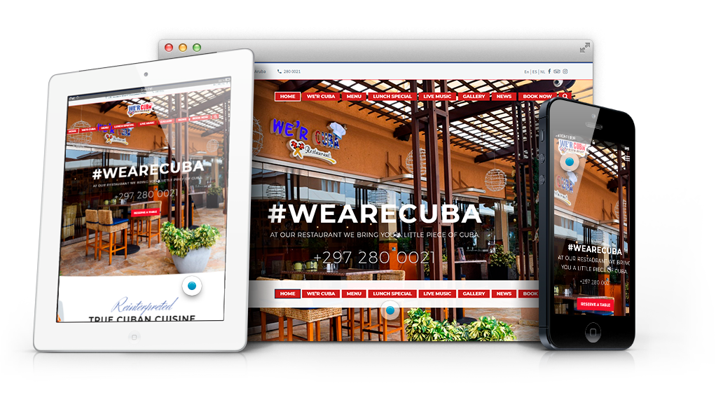 website_design_wercuba_restaurant_curacao_caribbean